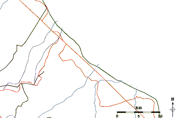 Routes et rivières à proximité Fossacesia Marina