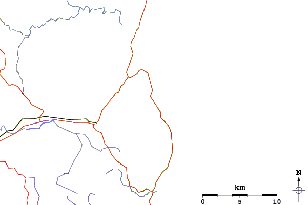 Routes et rivières à proximité 4 Mile Beach and Point