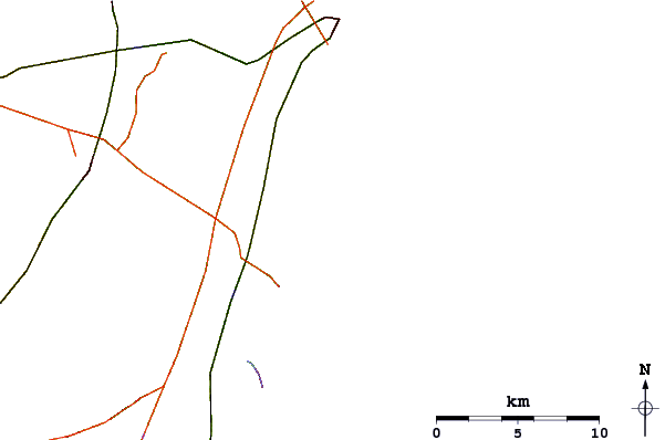 Routes et rivières à proximité Fox Hill Point