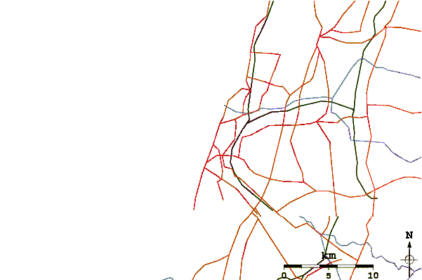 Routes et rivières à proximité Frishman