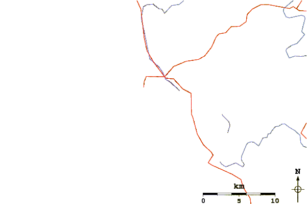 Routes et rivières à proximité Gale Point