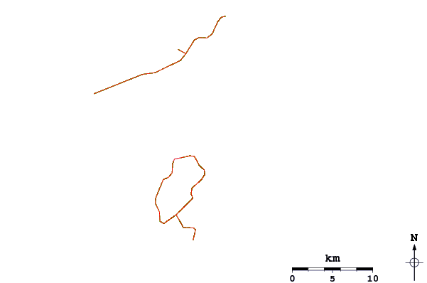 Routes et rivières à proximité Garbage Heap