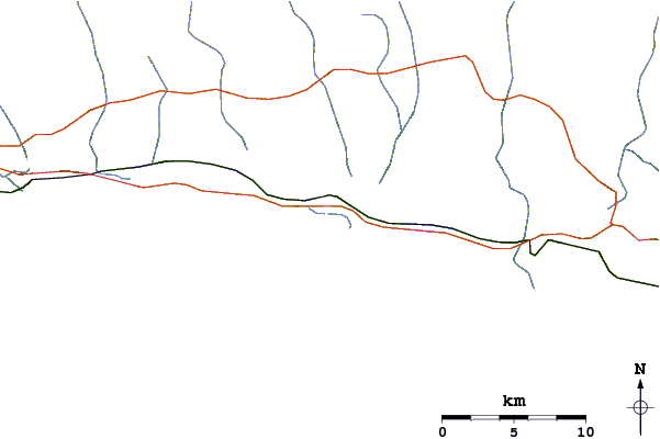 Routes et rivières à proximité Gerickes Point