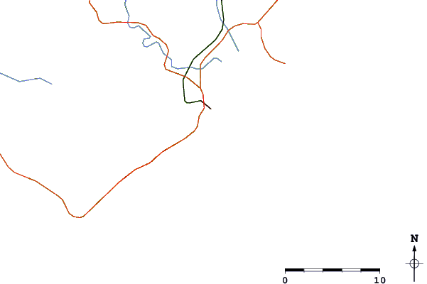 Routes et rivières à proximité Getares