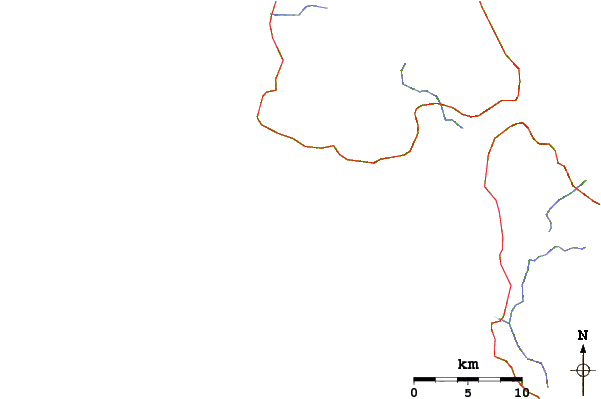 Routes et rivières à proximité Gilligans