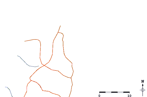 Routes et rivières à proximité Glass Beach