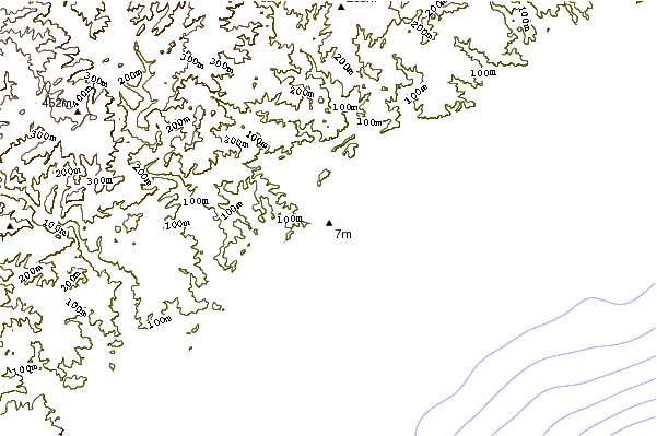 Littoral autour Glen Eden
