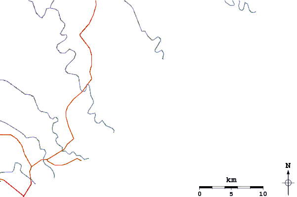 Routes et rivières à proximité Gonubie Reef (The Lefts)