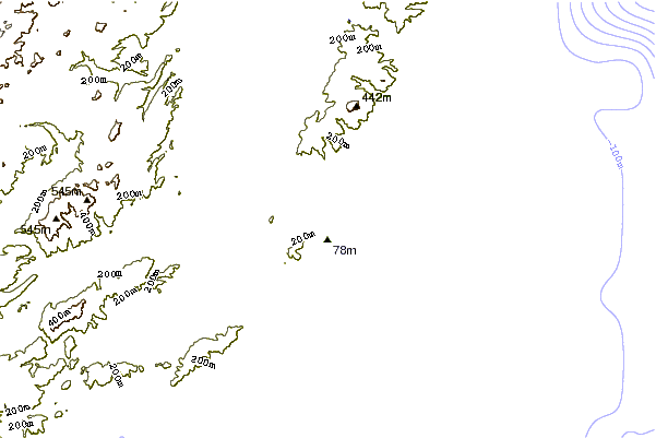 Littoral autour Gore Bay
