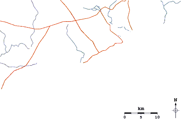 Routes et rivières à proximité Grand Drewin