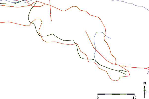 Routes et rivières à proximité Les Lecques
