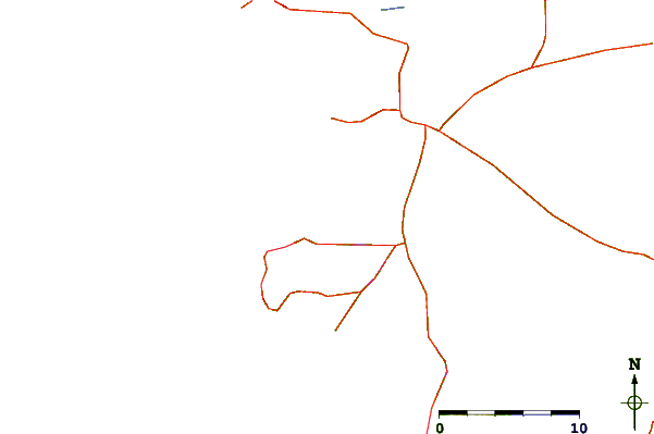 Routes et rivières à proximité Granites