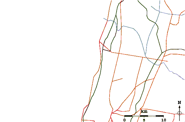 Routes et rivières à proximité Green Beach