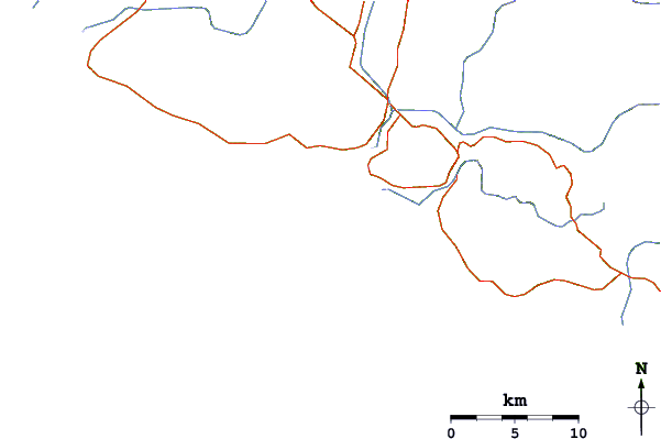 Routes et rivières à proximité Green Island Left (Île Verte)