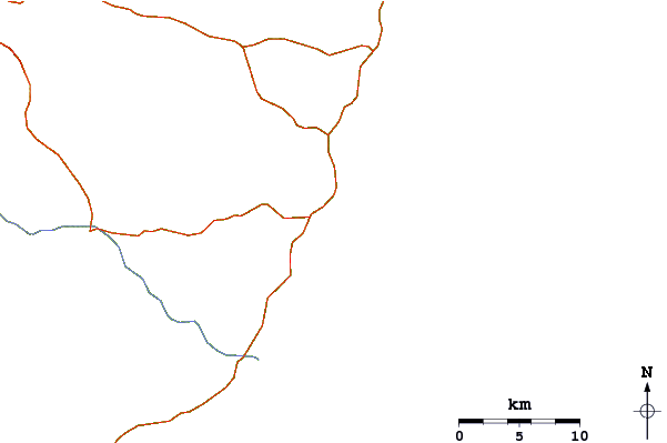 Routes et rivières à proximité Green Room