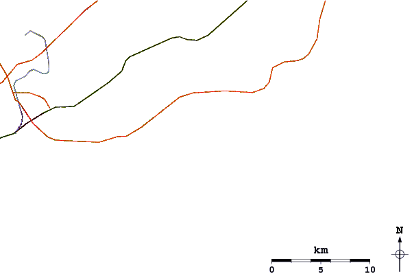 Routes et rivières à proximité Greenhill