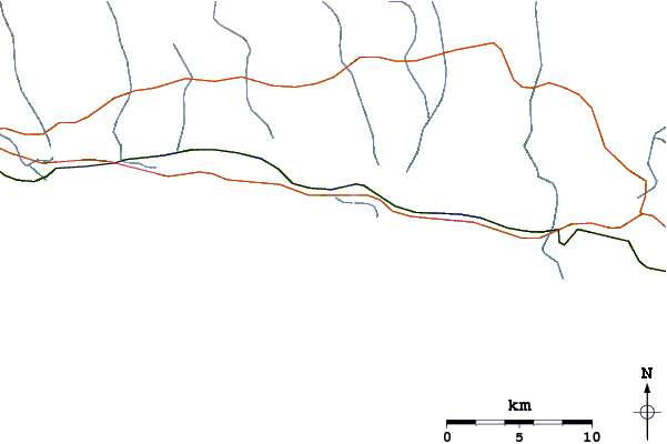 Routes et rivières à proximité Groenvlei