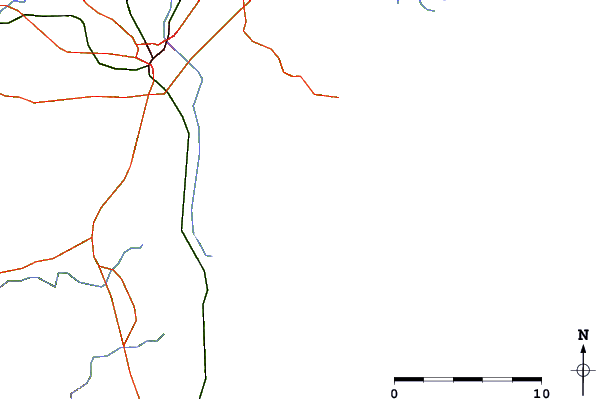 Routes et rivières à proximité Gruissan Plage