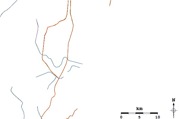 Routes et rivières à proximité Guarda do Embau