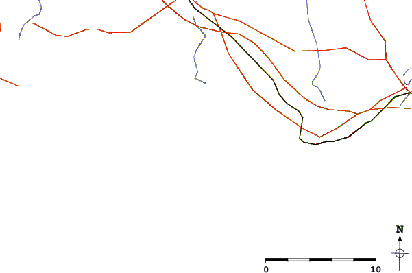 Routes et rivières à proximité Guidel Plages