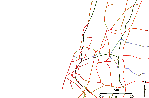 Routes et rivières à proximité Ha`Radar or Ha`Basiz