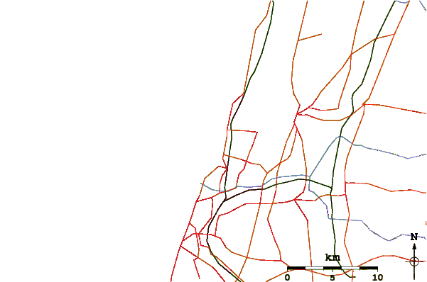 Routes et rivières à proximité Haambatia (Herzliya)
