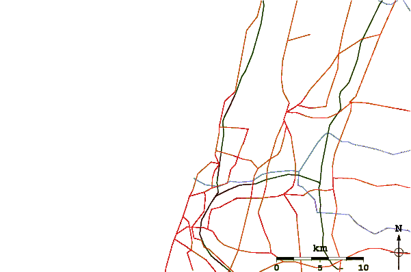 Routes et rivières à proximité Hadromy - Marina Beach