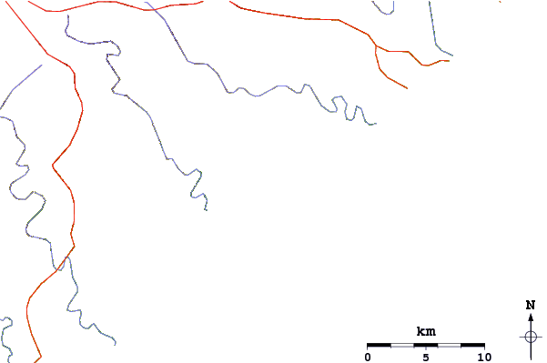 Routes et rivières à proximité Haga-Haga