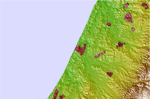 Spots de surf près de Hakshtot (Ashdod)