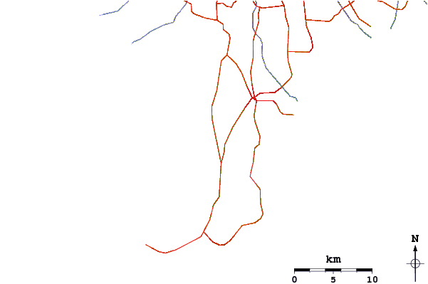 Routes et rivières à proximité Halfway