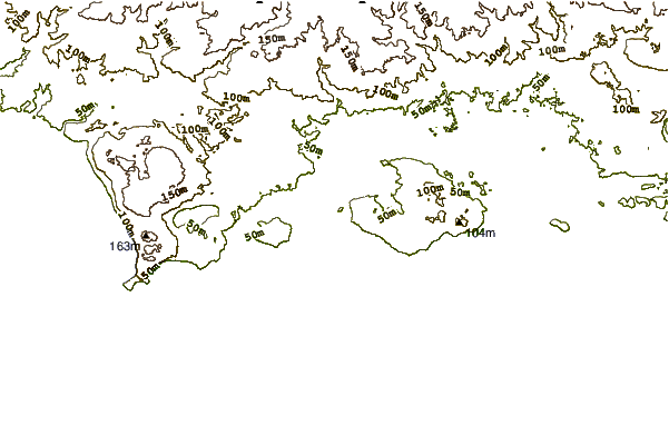Littoral autour Hanson Bay