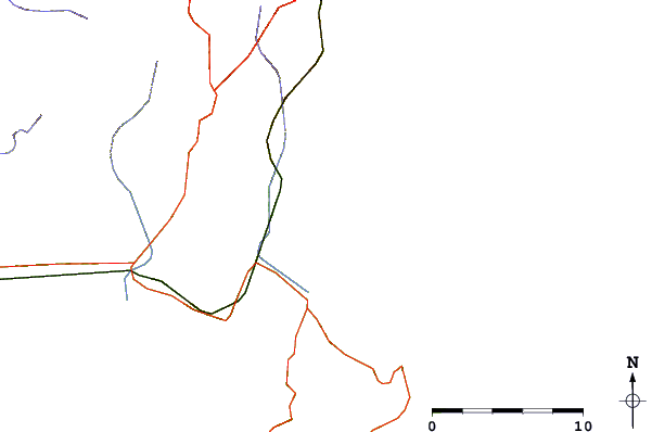 Routes et rivières à proximité Happy Jacks