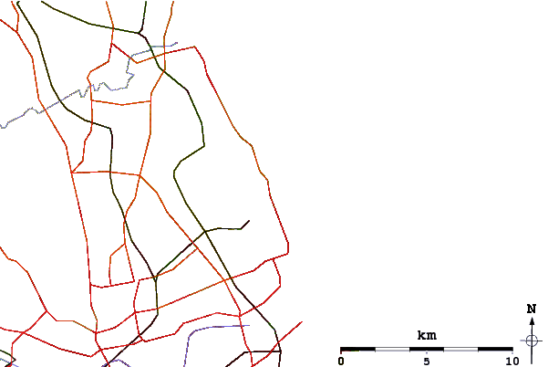 Routes et rivières à proximité Hartley Reef