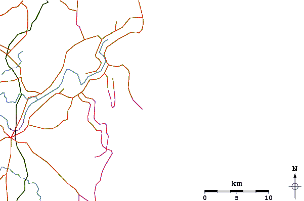 Routes et rivières à proximité Hat Head