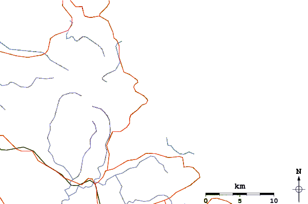 Routes et rivières à proximité Helena Bay