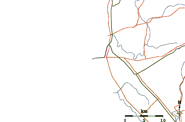 Routes et rivières à proximité Hells Gate