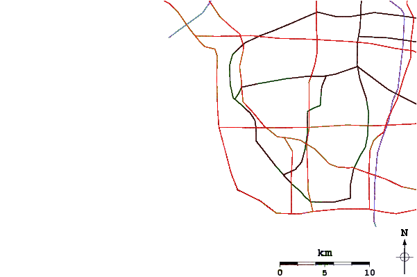 Routes et rivières à proximité Hermosa Beach and Pier