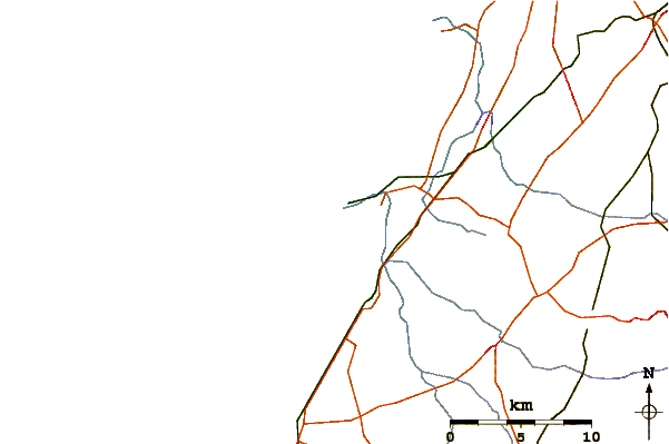 Routes et rivières à proximité Hof Maravi