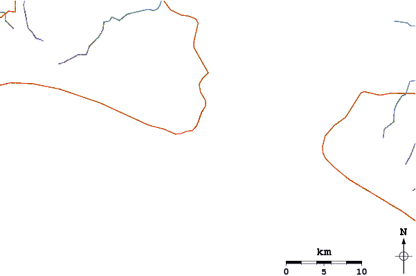 Routes et rivières à proximité Hog Hole