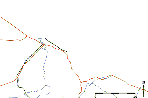 Routes et rivières à proximité Hoko River Kydaka