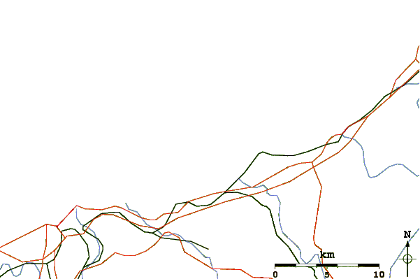 Routes et rivières à proximité Hondarribia