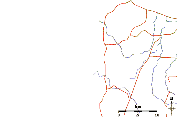 Routes et rivières à proximité Honeycombs