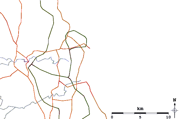 Routes et rivières à proximité Horse Head Reef