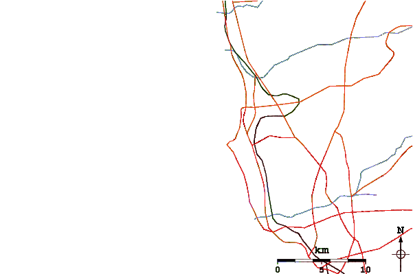 Routes et rivières à proximité Horseshoe