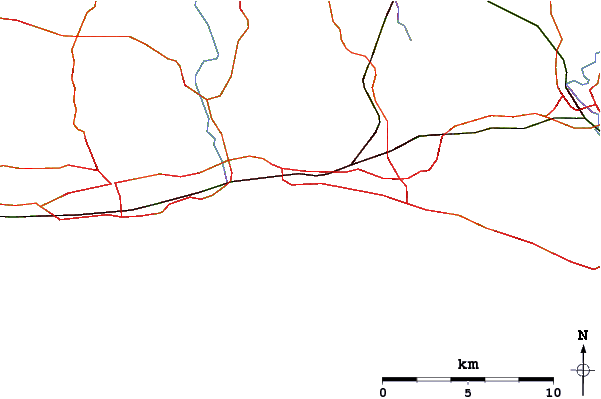 Routes et rivières à proximité Hot pipe