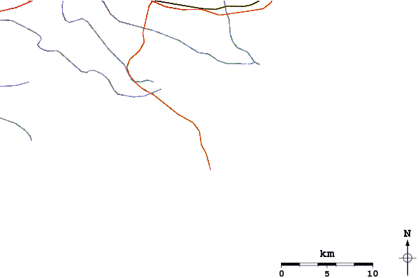 Routes et rivières à proximité Hullets Reef