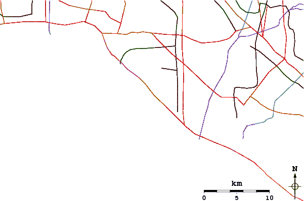 Routes et rivières à proximité Huntington Cliffs