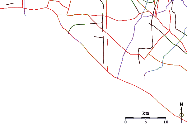 Routes et rivières à proximité Huntington Pier