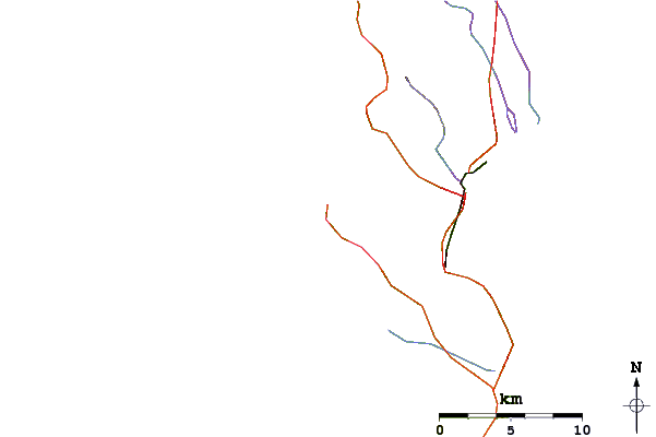 Routes et rivières à proximité I and Js