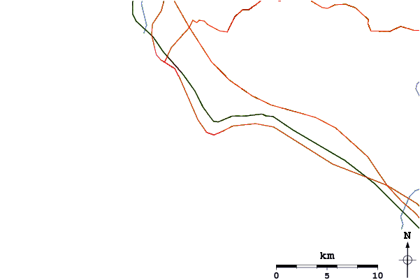 Routes et rivières à proximité Il Bunker (Santa Marinella)